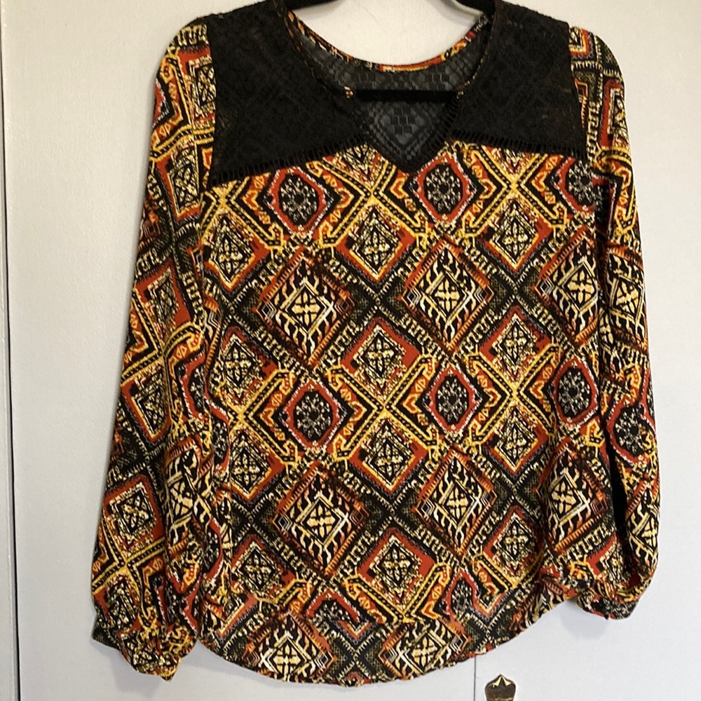 Sweet Wanderer Print Blouse